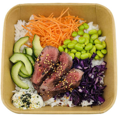 POKEBOWL GROENTE VLEES 800gr ALERT